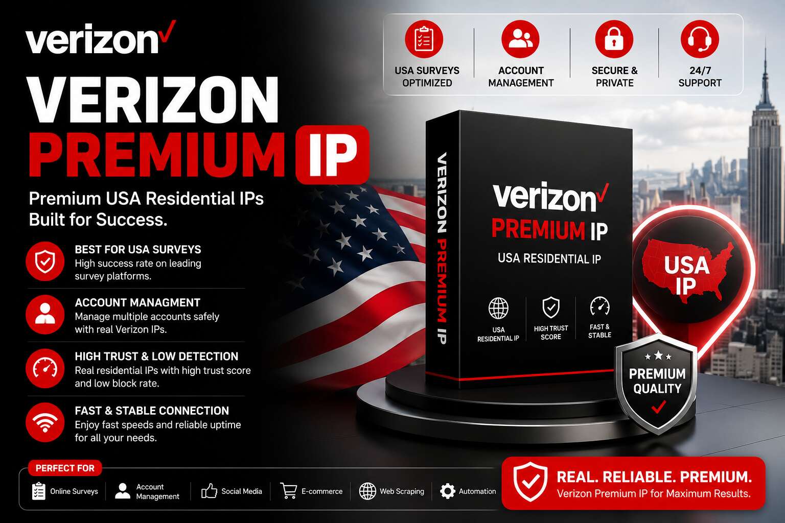 Verizon Premium Static IP (1 Month)