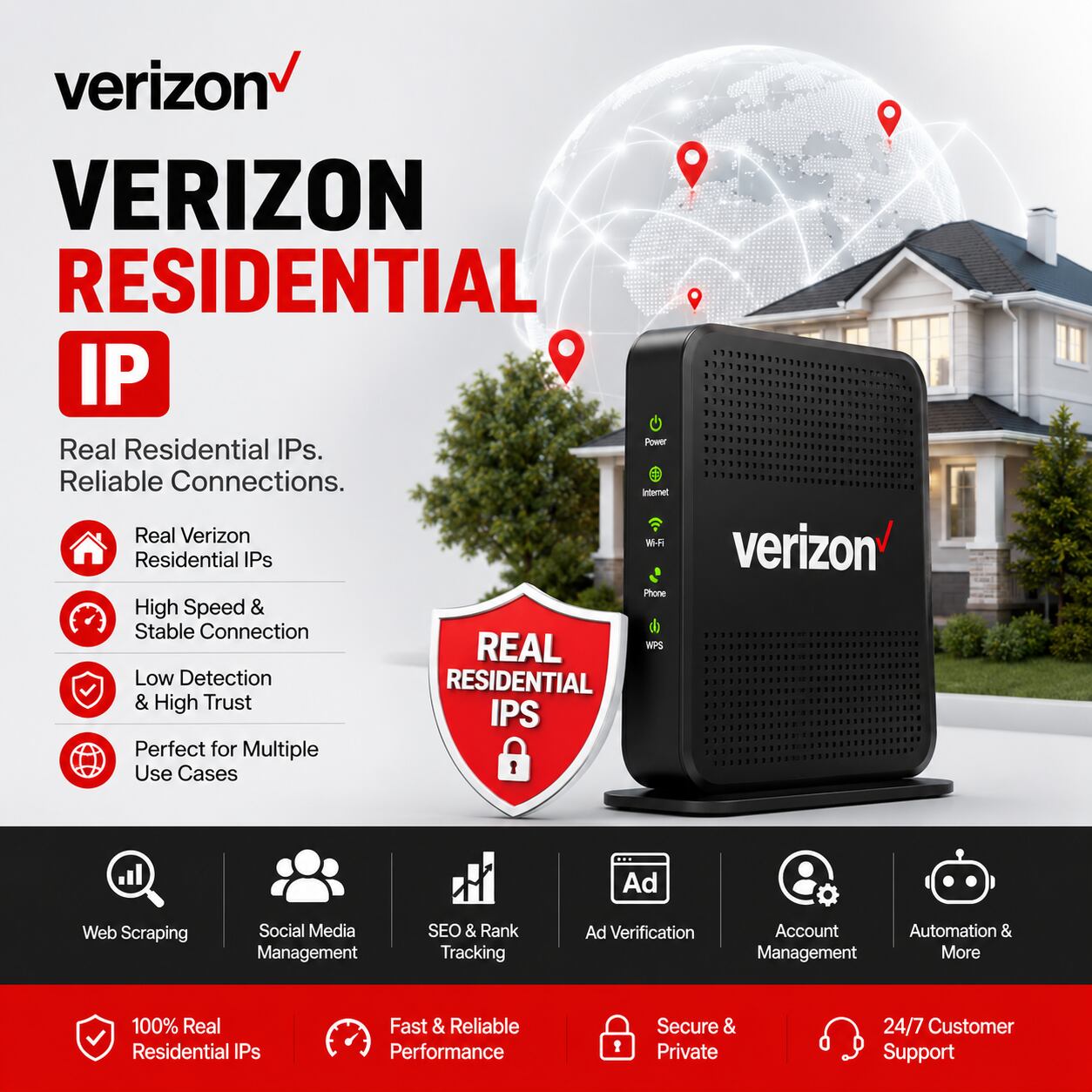 Verizon Residential Static IP (1 Month)