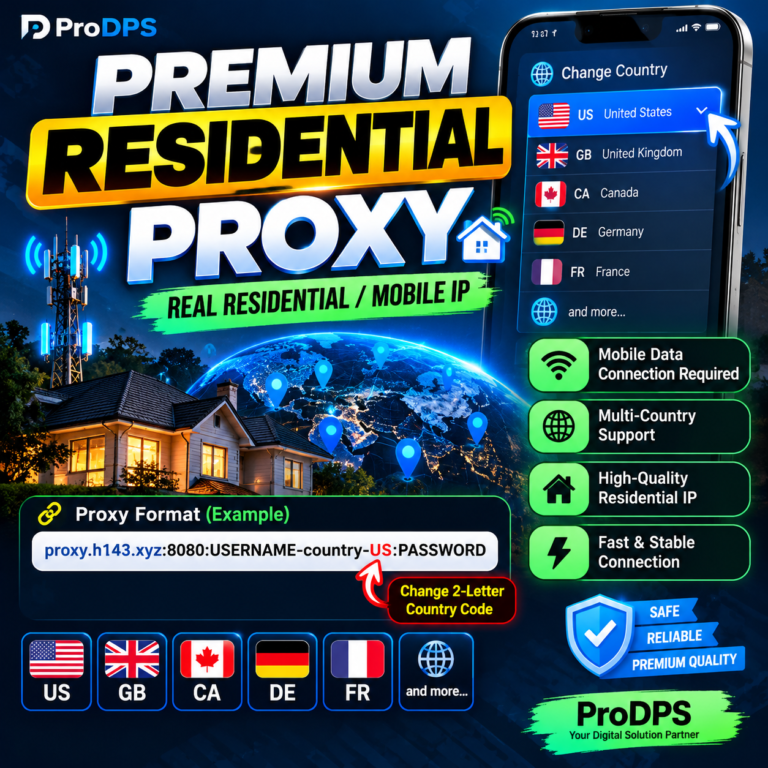 residential proxy, usa, uk, canada